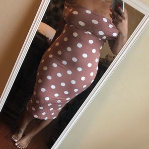 ASOS polka dot dress
